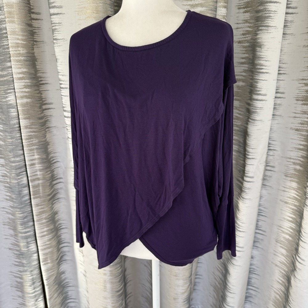 NALLY & MILLIE Tops Tunic Womens One Size Relax asymmetrical Front